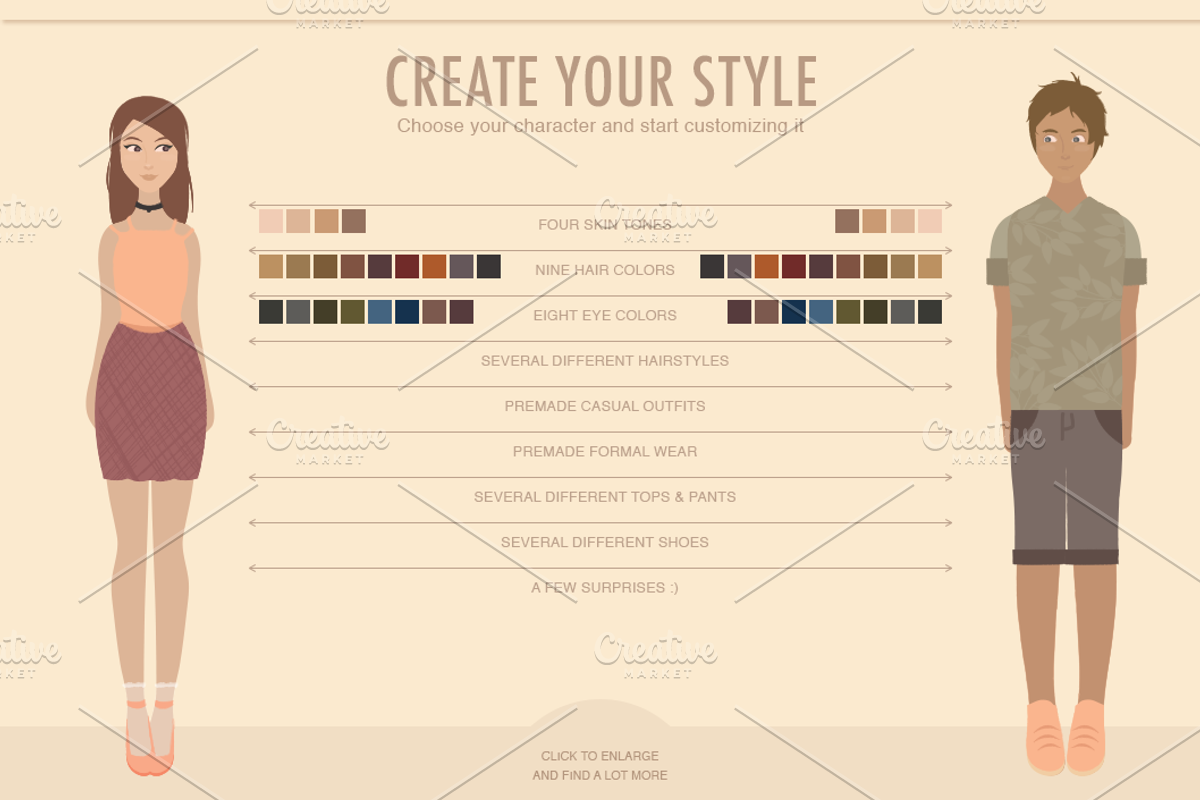 Customize Your Own Illustration, an Illustration by Moon Starer Studio (Photo 3 of 5)