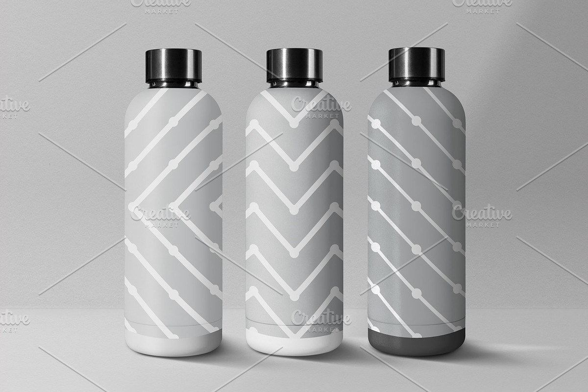 Gray seamless dotted line patterns, a Pattern Graphic by ExpressShop (Photo 4 of 6)