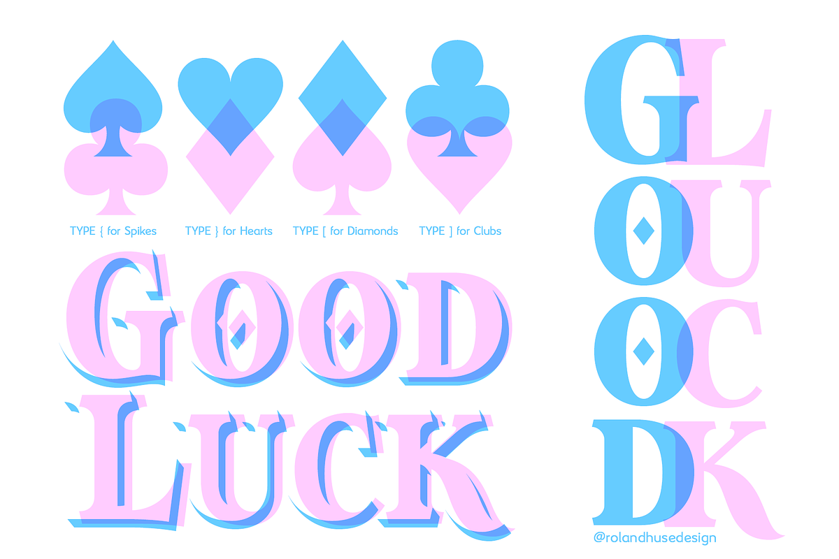 Poker In October Layered Color Font preview 5
