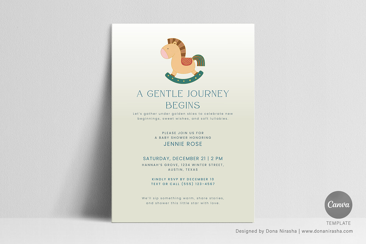 Baby Shower Invitation Template