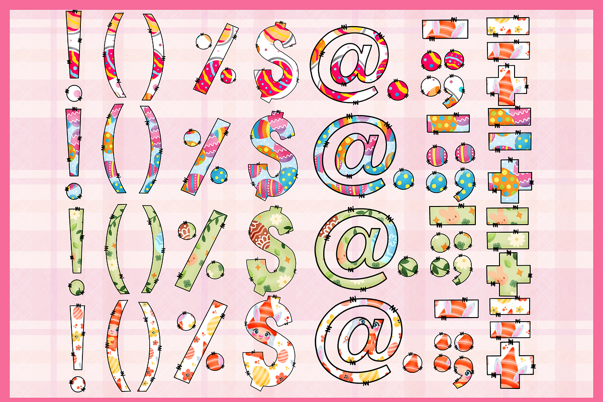 Easter Cutie-PNG fonts, a Font by It me digital art (Photo 2 of 8)