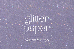 Glitter Paper Textures