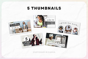 YouTube Branding Kit For Canva, a Social Media Template by OniriqveDesigns (Thumbnail 5 of 10)