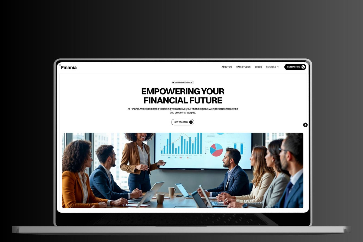 Finania - Financial Advisory Framer, an UI Kit Template by Frameko (Photo 3 of 4)