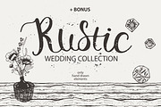 RUSTIC wedding collection, a Texture Illustration by OlgaAlekseenko (Thumbnail 1 of 6)