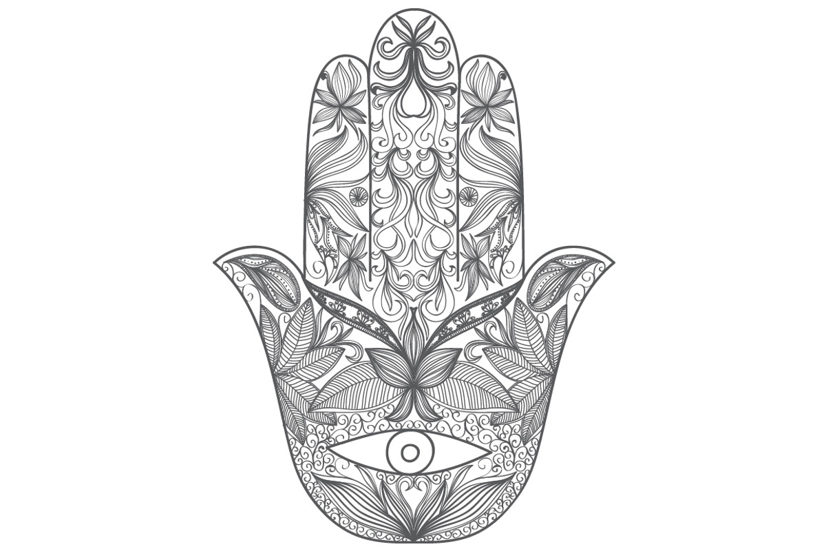 Ornamental khamsa., a Graphic by lycka (Photo 1 of 2)