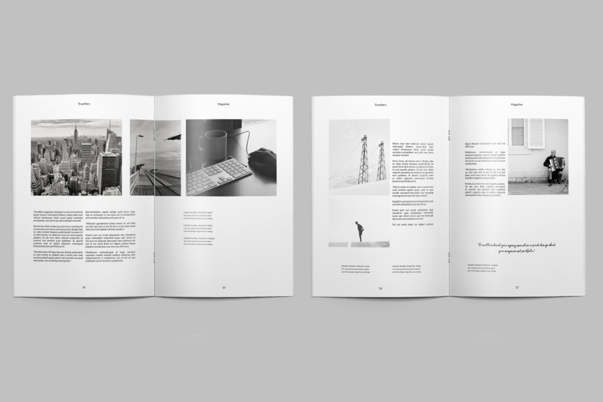 Travellers Magazine, a Magazine Template by Firtana (Photo 8 of 14)