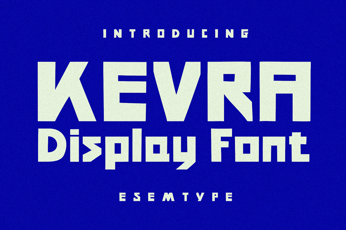 Kevra | Display Font, a Handwritten Font by ESEM (Photo 1 of 5)