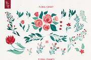 Berries & Roses collection, a Decorative Illustration by Cozy pattern shop (Thumbnail 3 of 7)