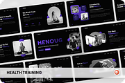 Henoug - Health Training Powerpoint, a Presentation Template by SquidPixey (Thumbnail 1 of 6)