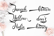 Bradeat, a Script Font by cocodesign (Thumbnail 7 of 7)
