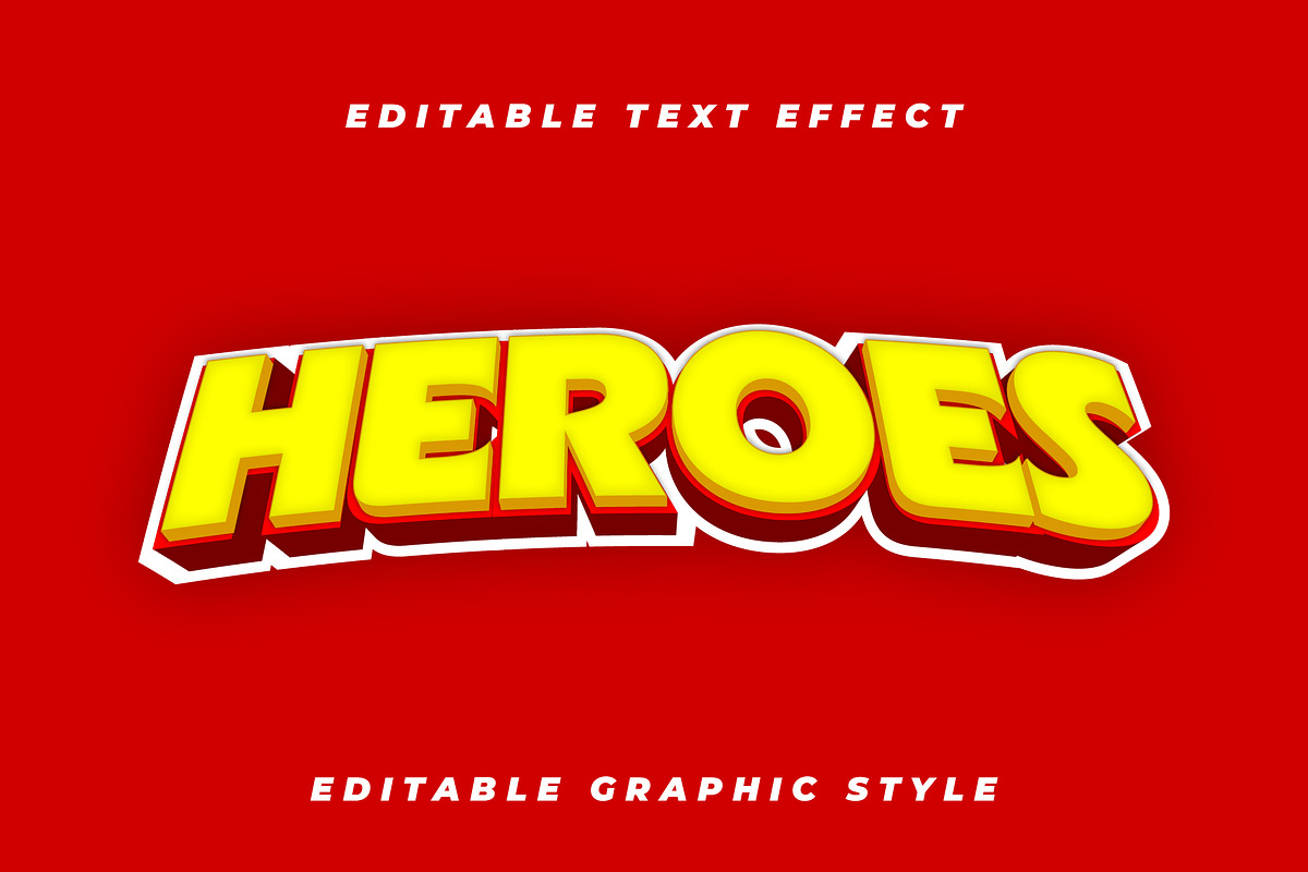 Comic Bold 3D Text Effect preview 3