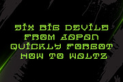 Herosin, a Font by Mister Chek (Thumbnail 4 of 4)
