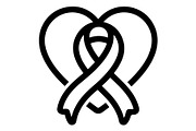 Cancer Awareness Heart Ribbon, an Object Graphic by Gfx_Store (Thumbnail 1 of 16)