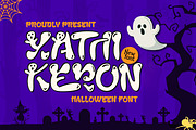 Xathi Keron - Halloweeen Font, a Font by trabaskriya (Thumbnail 1 of 7)