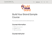 Course Maker Pro, a WordPress Template by Build my brandiD (Thumbnail 4 of 5)