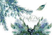 Pine Branches & Wreaths, an Illustration by Feather Grace Designs (Thumbnail 4 of 13)