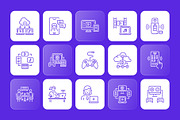 Streaming Art Icon Set, an Outline Icon by Prosymbols (Thumbnail 5 of 7)