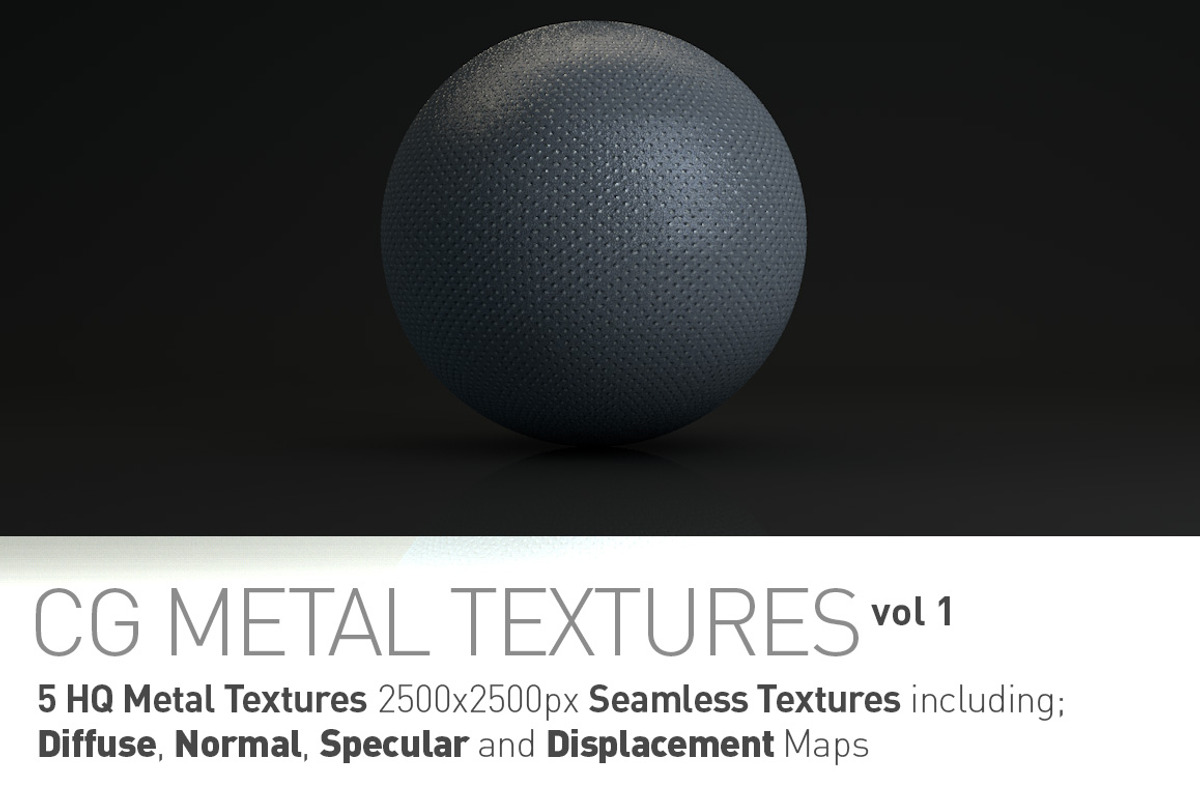 5 Metal Textures for CG Artists, a Texture Graphic by Creative Graphics (Photo 2 of 5)