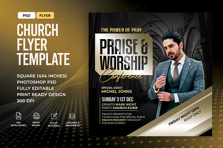 Church Flyer Template, a Flyer Template by Artonix