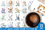 watercolor nursery clipart bundle, an Object Graphic by TanuschArts (Thumbnail 6 of 17)