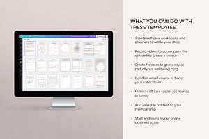 Self-Care Canva Template Bundle