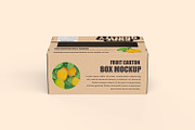 Fresh Fruit Carton Mockup, a Packaging Mockup by Ram Studio LLC (Thumbnail 3 of 16)