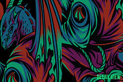 Hyper Beast Mutant Illustration, a Work Illustration by badsyxn (Thumbnail 3 of 5)
