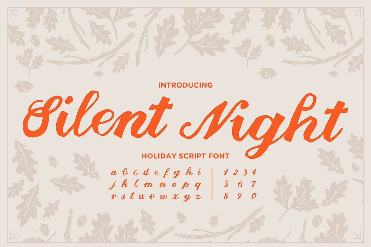 Silent Night | Handwritten Script, a Script Font by Dylan Roop Design Co. (Photo 1 of 8)