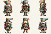 Quirky Nutcracker Clipart, an Illustration by DreamCafeArt (Thumbnail 3 of 6)