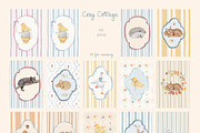 Cottagecore Clipart, Frames, Prints, a Decorative Illustration by whiteheartdesign (Thumbnail 13 of 34)