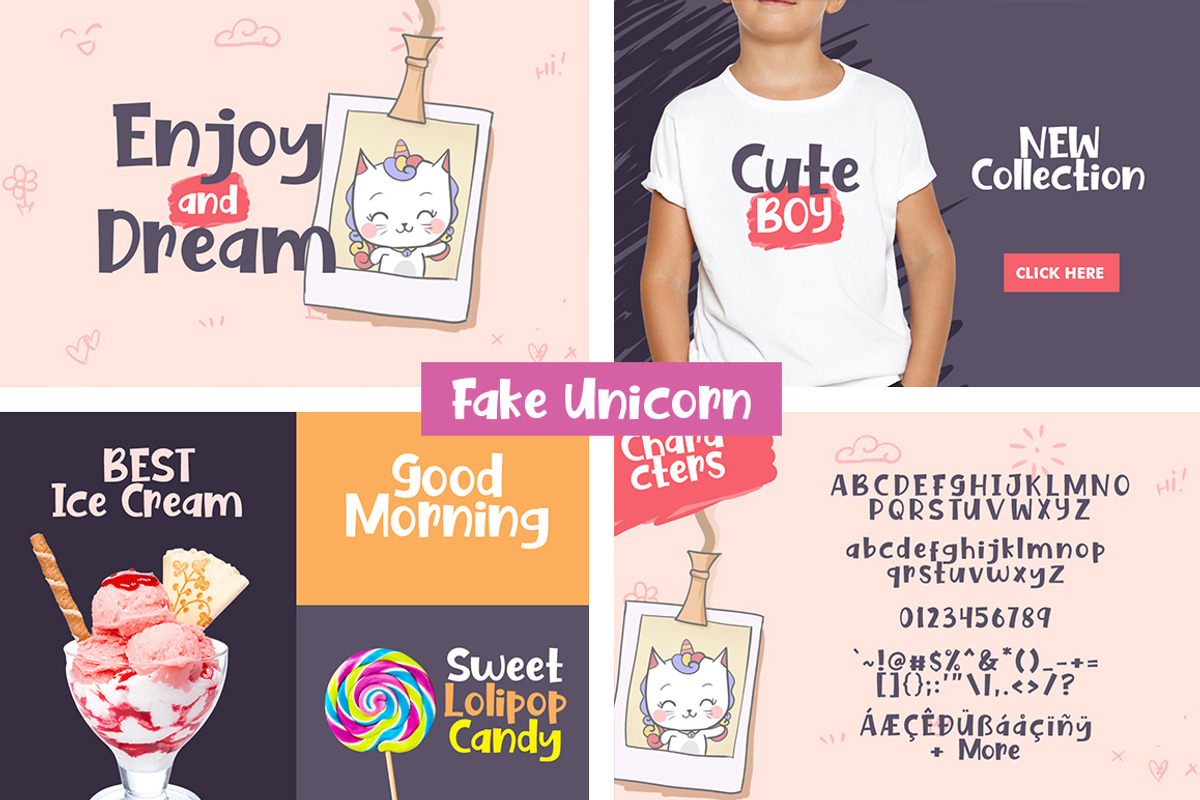 The Unicorn Dream Font Bundles preview 6
