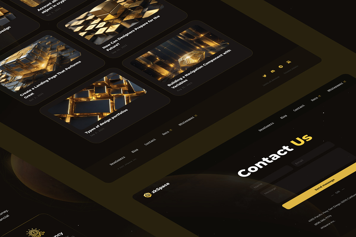 zkSpace – Blockchain/DeFi Framer Web, a Templates & Theme by Spline Machine (Photo 5 of 5)