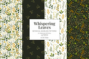 Whispering Leaves Seamles Patterns, a Graphic by Ette Design (Thumbnail 1 of 11)