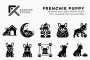 Frenchie Puppy Icon Vector, a Solid Icon by Akatype Studio (Thumbnail 1 of 3)
