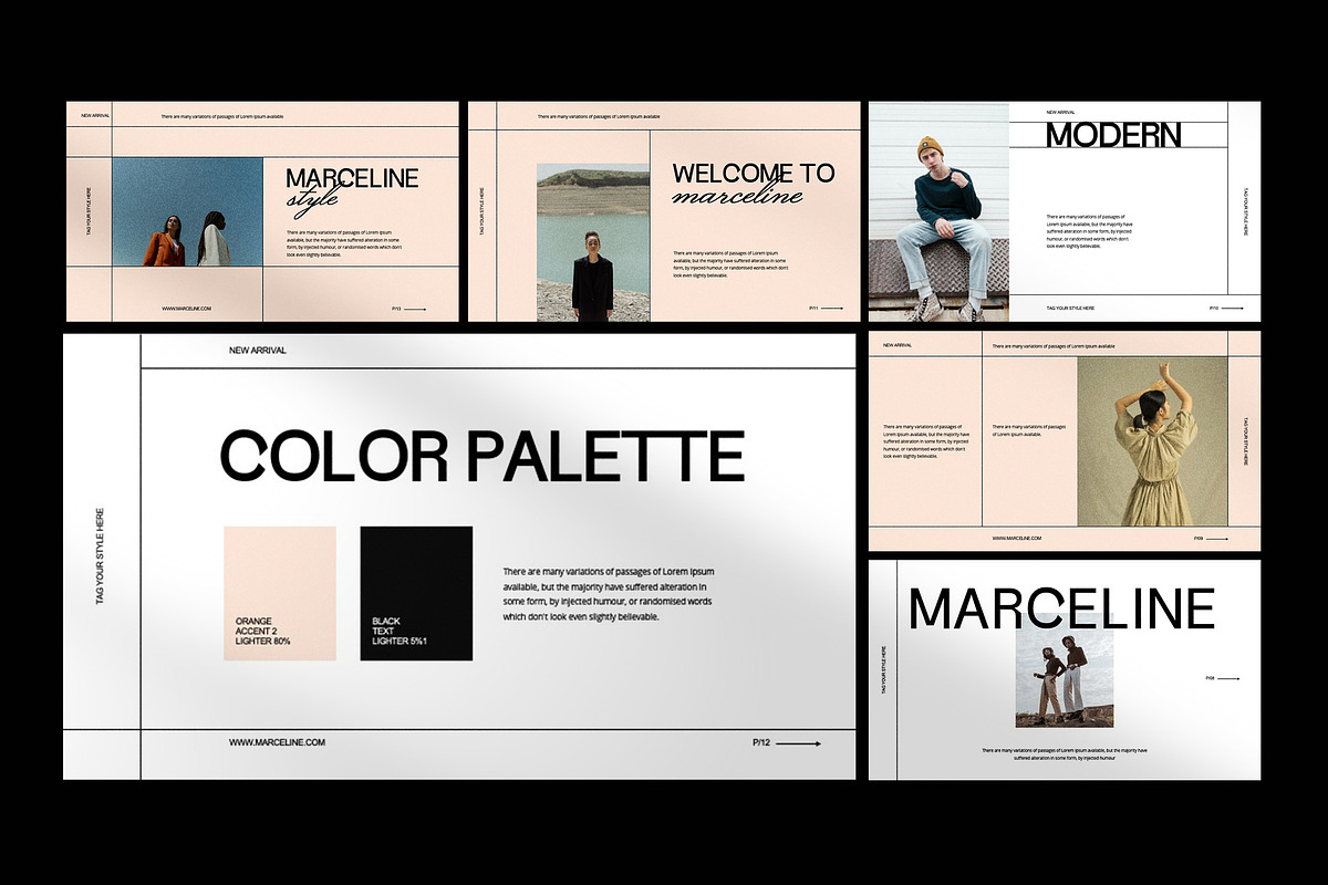 Marceline - Powerpoint Presentation, a Presentation Template by Creavora (Photo 4 of 8)