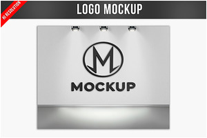 Logo Mockup on Office Wall PSD, a Product Mockup by Bruno's Shop