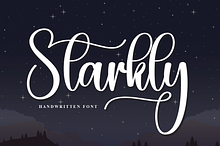 Starkly | Script Font