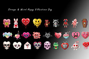 Strange & Weird Valentine Bundle, an Object Graphic by Shahjahangdb1 (Thumbnail 10 of 17)