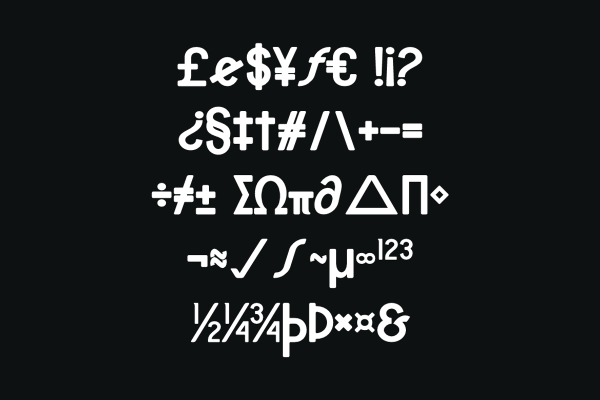 Mono Glafteb - Modern Brand Font, a Sans Serif Font by Iqsiart Studio (Photo 10 of 14)