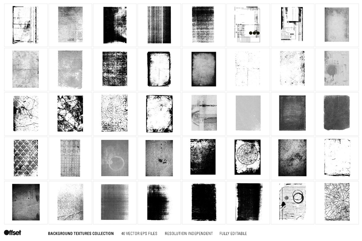40 Vector Background Textures preview 2