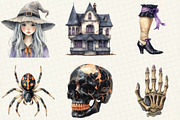 Halloween Sublimation Clipart, an Illustration by OK Design (Thumbnail 5 of 5)