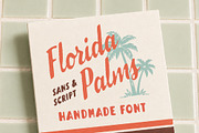 Florida Palms – Tropical Font Duo, a Script Font by Edignwn Type (Thumbnail 1 of 12)