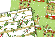 Christmas carousel clipart, a Pattern Graphic by DarinaDigital (Thumbnail 2 of 6)
