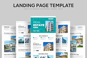 Real Estate Landing Page, an UI Kit Template by CreativeShaper (Thumbnail 1 of 6)