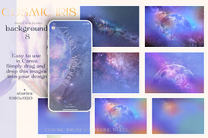 Cosmic Iris Space Backgrounds