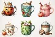 Fall Mug Clipart, an Illustration by RobertsArt (Thumbnail 3 of 6)