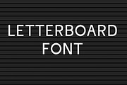 Letter board Font and Background, a Sans Serif Font by DailyMiracleDigitals,LLC (Thumbnail 1 of 5)