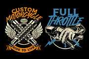 Vintage Motorcycle illustration pack, an Illustration by The BolzStudio (Thumbnail 8 of 8)