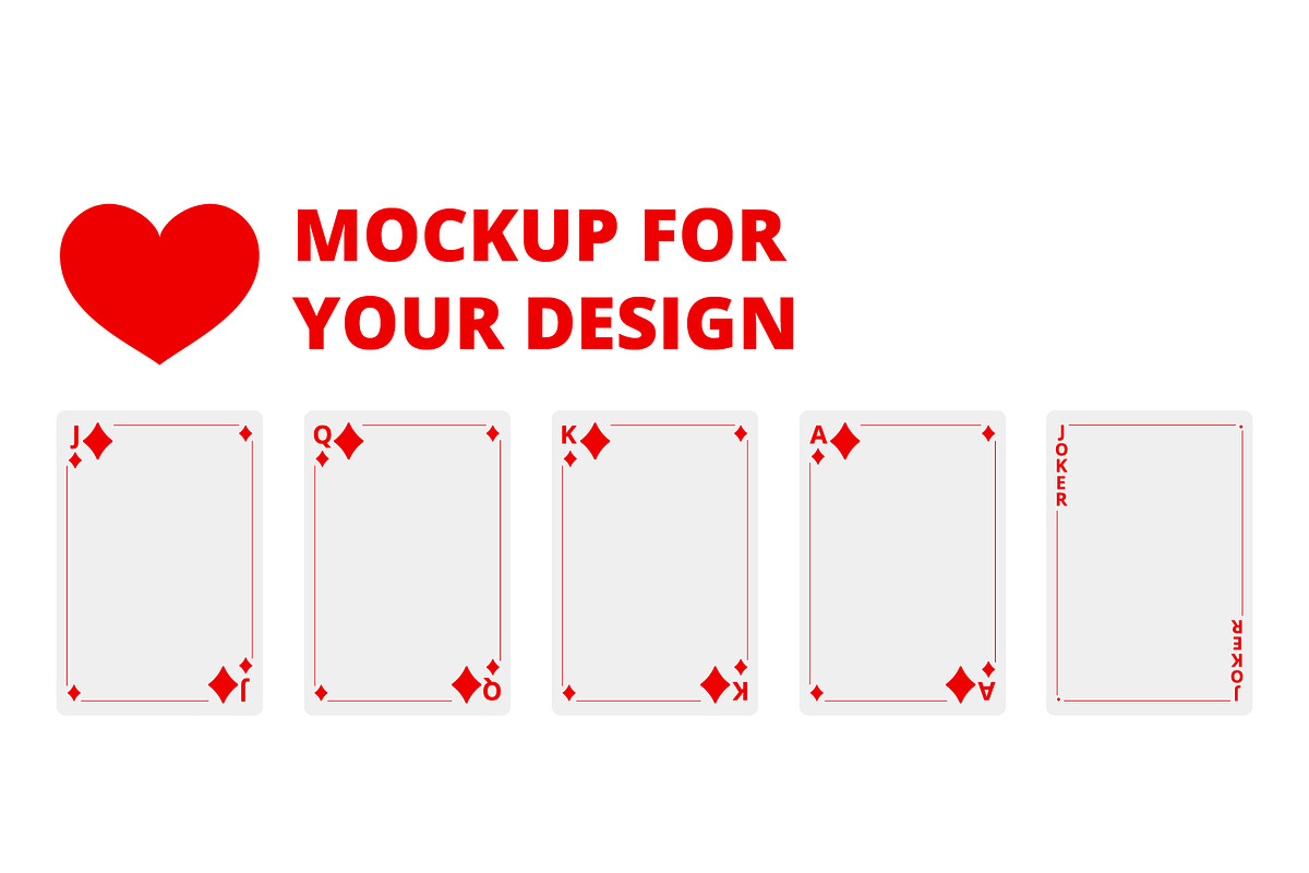 Playing Cards Template Set, an Object Graphic by Ilia Design (Photo 3 of 4)